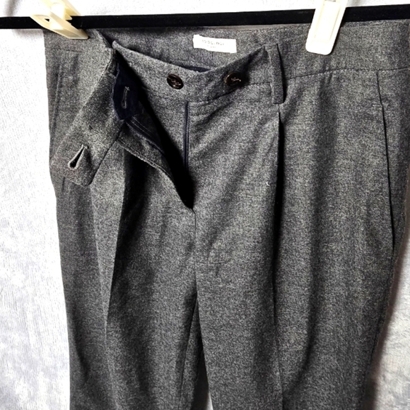 BOGLIOLI  MILANO Womens  EU36  (Waist 27) 100% Virgin Wool  Trousers  Gray Italy - Picture 4 of 9